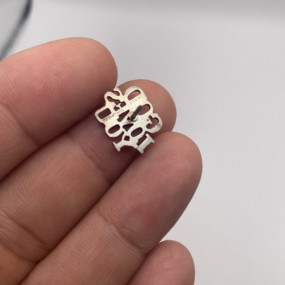 Tiffany & Co. God Loves You pin (Sterling) - Picture 3 of 5